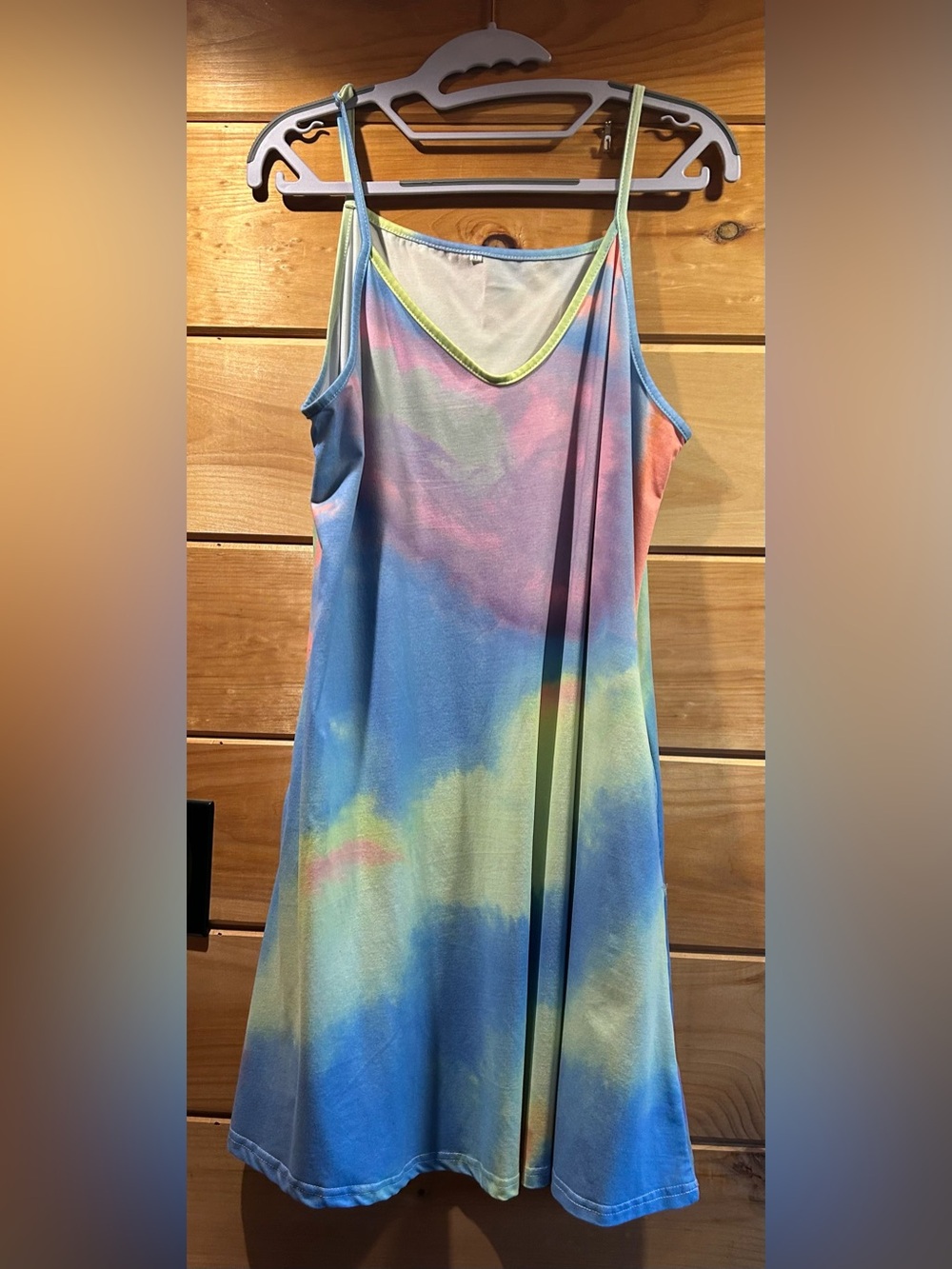Women’s xL Pastel TyeDye Dress w/ Pockets